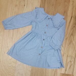 NWOT girls chambray dress